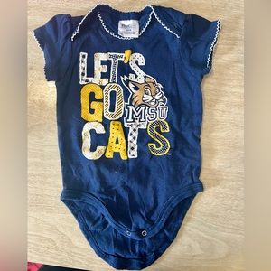Montana State University Bobcats onesie